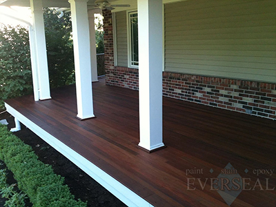 Ipe Porch - Hardwood Deck Oiled with Penofin UV+